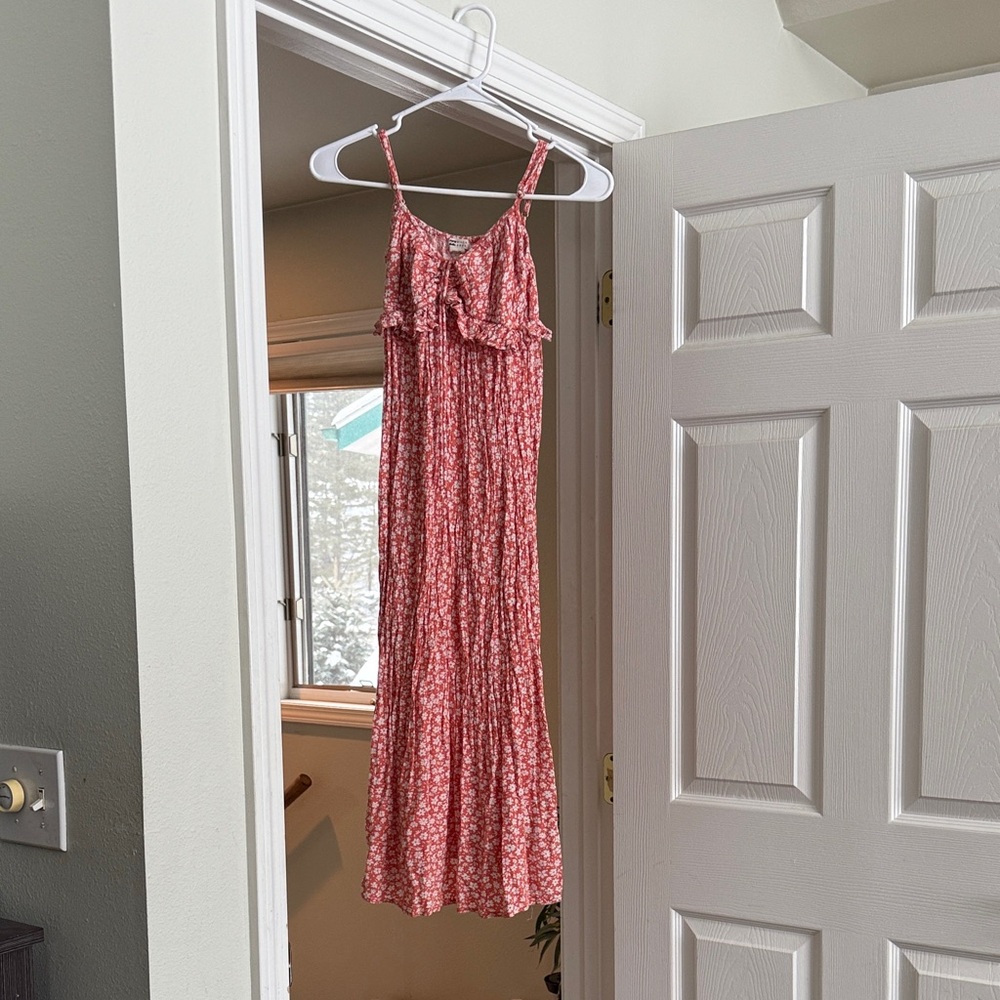 Billabong Red Floral Maxi Dress